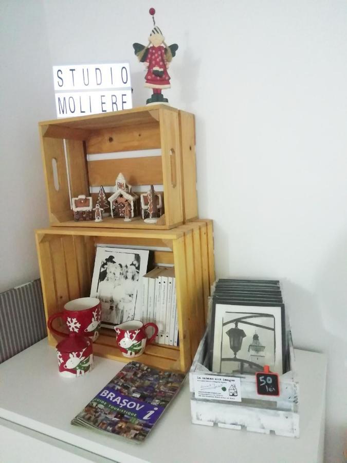 Studio Moliere Appartement Braşov Buitenkant foto